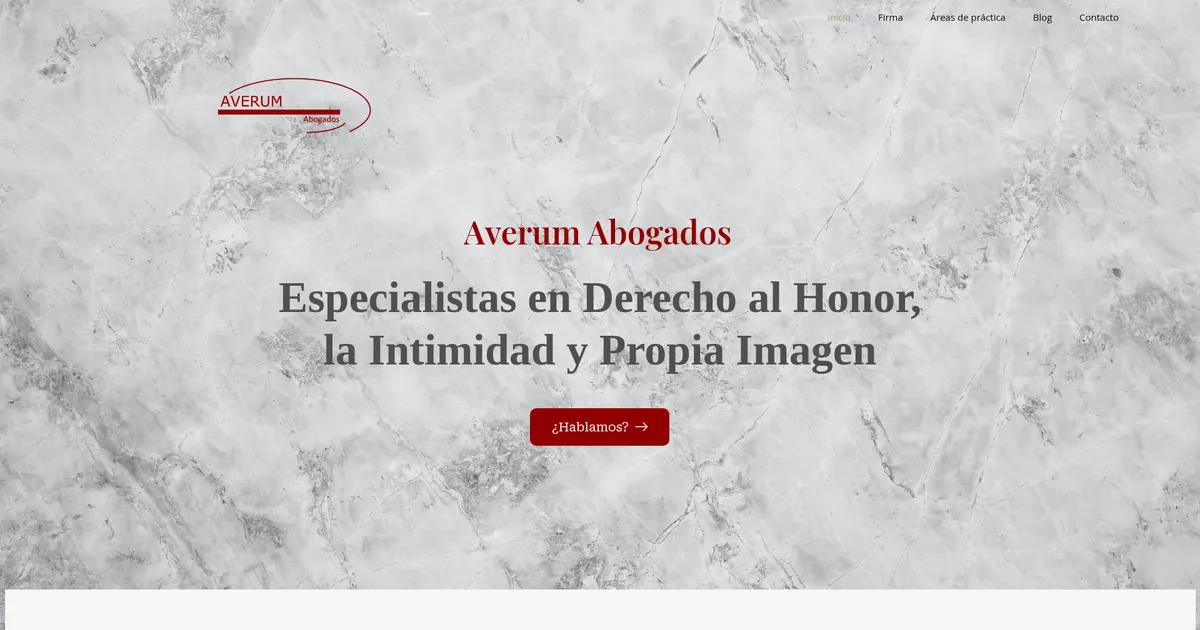 Navarro Studio website screenshot showing the home page.