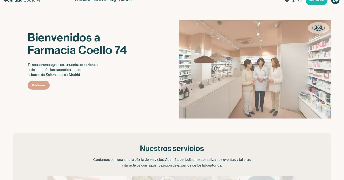 Navarro Studio website screenshot showing the home page.