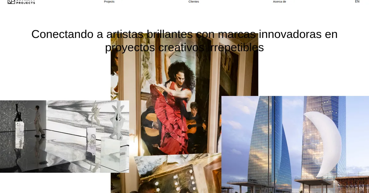 Navarro Studio website screenshot showing the home page.